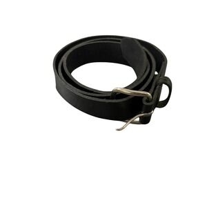 Task Force Leather Belt Mens 38 Black Excellent Postal Approved Made in USA
